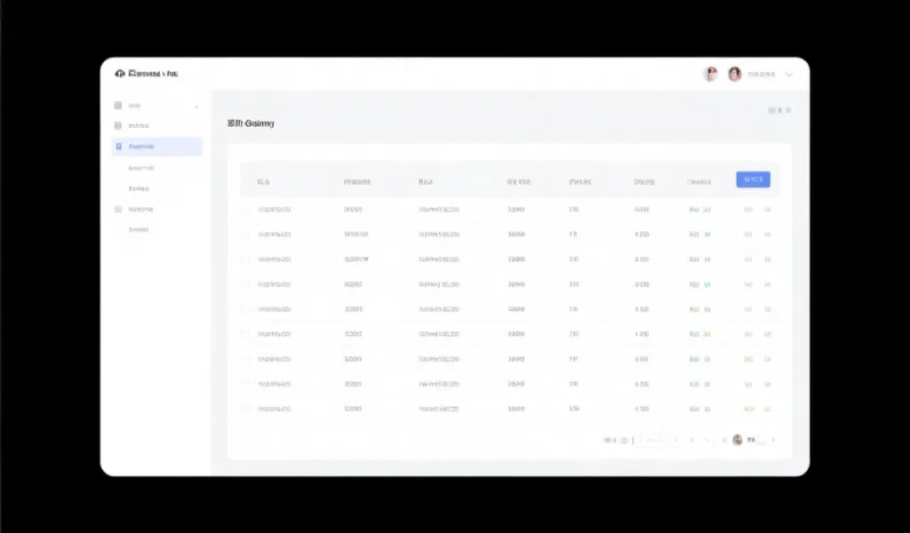 开奖数据列表页面示例